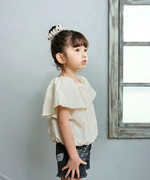 マルチカラー Rora シュシュ キッズ 通販 ローラ ハートシフォン 髪飾り お団子 ヘアゴム ポニーテール 女の子 子供 子ども こども フォーマル 大人っぽい 上品 入園式 卒園式 入学式 卒業_4