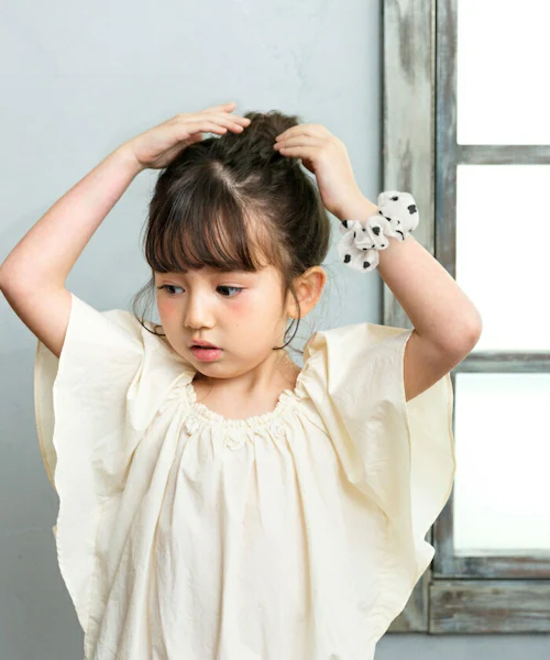 マルチカラー Rora シュシュ キッズ 通販 ローラ ハートシフォン 髪飾り お団子 ヘアゴム ポニーテール 女の子 子供 子ども こども フォーマル 大人っぽい 上品 入園式 卒園式 入学式 卒業_7