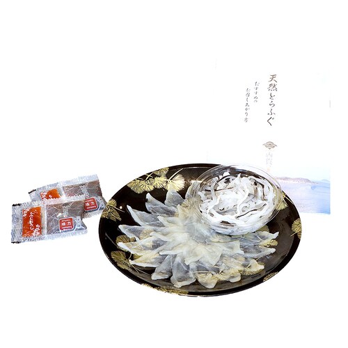 山口県下関市から直送 山賀 天然トラフグ刺身セット(刺身50g、皮刺し30g、ポン酢、もみじおろし)送料無料 河豚 ふぐ とらふぐ てっさ ※クール冷凍便【ご注文後3日から18日以内に発送します】_1