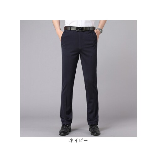 グレー 34(90cm) スラックス パンツ メンズ 通販 ビジネスパンツ ズボン ストレッチ ボトムス ウォッシャブル 洗える ストレッチパンツ スリムパンツ ビジネス 通勤 オシャレ 春 夏 秋 _11