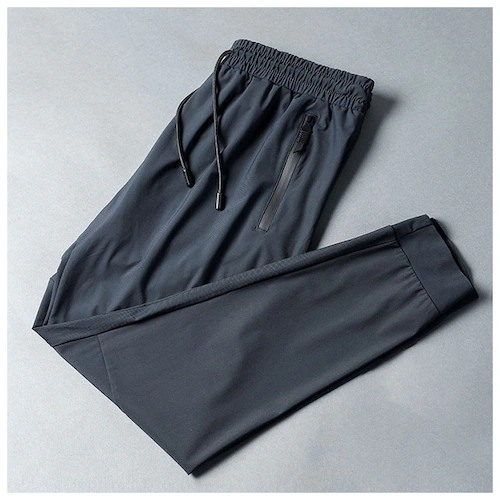 グレー 2XL ランニング ロングパンツ メンズ 通販 厚生地 ランニングウェア トレーニングウェア スポーツウェア ロング パンツ 防水 伸縮性 防寒 トレーニング スポーツ ヨガ ジム 秋 雪_8