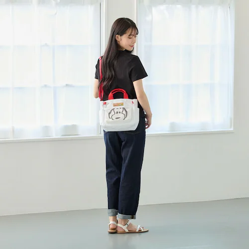WHITE ���[�g�[�g �X�k�[�s�[ ROOTOTE 8508 �ʔ� �g�[�g�o�b�O �V�����_�[�o�b�O 2way �΂߂����o�b�O ���U���o�b�O �y�b�g ������� �y�� �y�� SNOOPY PEANUTS _2
