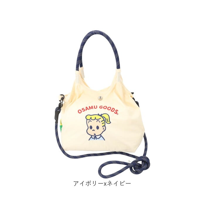 キャメルxネイビー OSAMU GOODS ショルダーバッグ 通販 ショルダー