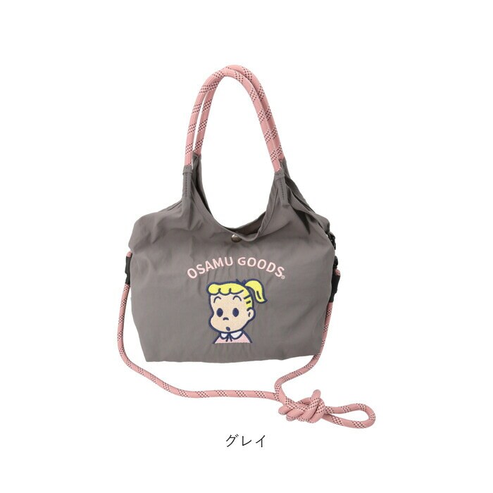 キャメルxネイビー OSAMU GOODS ショルダーバッグ 通販 ショルダー