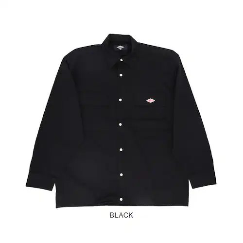 BLACKA Lサイズ BALL シャツ ボール 65750 通販 長袖シャツ ビッグサイズ オーバーサイズ カジュアルシャツ ジャンパー メンズ ブランド 無地 ワンポイント 秋冬 秋 冬 暖かい _11