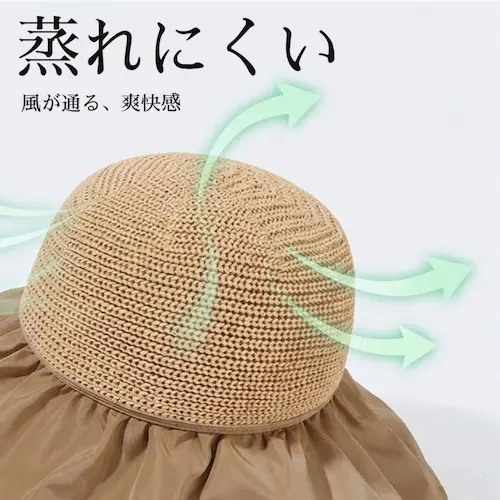 つば広 ピンク ハット 帽レディース 帽子 日よけ 日差し対策 あご紐付き 自転車 軽量 折りたたみ 小顔見え 大きいサイズ 春 夏 おしゃれ 母の日_7