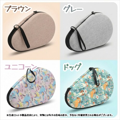 ラケットケース グレー 卓球 ラケット2本 ボール2個収納 EVAハードシェル 内部固定バンド ポケット付き 軽量 持ち手付き 部活 練習 携帯_3