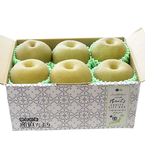 栃木県 JA全農とちぎ 梨(豊水またはあきづき)秀品 約2キロ (5玉から6玉) 送料無料 なし ナシ ほうすい あきづき【ご注文後3日から18日以内に発送します】_1