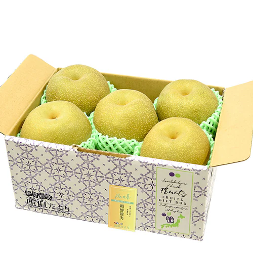 新潟県産 JAえちご中越 糖度13度以上 高糖度梨 最上位等級 「糖鮮確実 (とうせんかくじつ)」 約2キロ (4玉から6玉) 送料無料 なし ナシ【ご注文後3日から18日以内に発送します】_1
