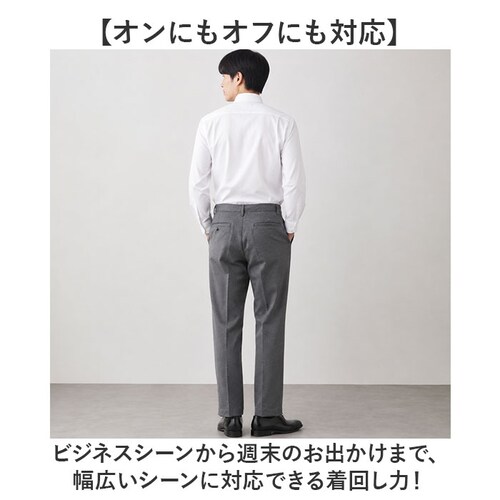 CHARCOAL Sサイズ URBAN SQUARE パンツ 66345 通販 アーバンスクエア スラックス メンズ ズボン トラウザーパンツ ビジカジ オフィスカジュアル 通勤 軽い 軽量 ビジネス_6