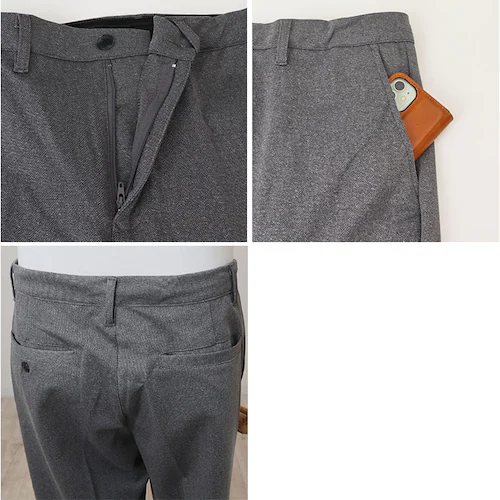 CHARCOAL Sサイズ URBAN SQUARE パンツ 66345 通販 アーバンスクエア スラックス メンズ ズボン トラウザーパンツ ビジカジ オフィスカジュアル 通勤 軽い 軽量 ビジネス_8