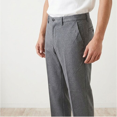 CHARCOAL Sサイズ URBAN SQUARE パンツ 66345 通販 アーバンスクエア スラックス メンズ ズボン トラウザーパンツ ビジカジ オフィスカジュアル 通勤 軽い 軽量 ビジネス_11