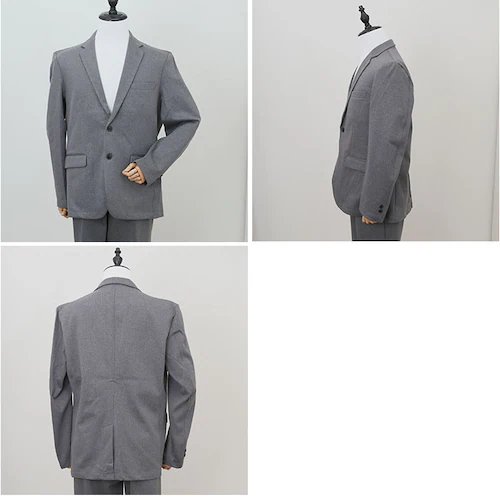 GREY Mサイズ URBAN SQUARE ジャケット 66344 通販 アーバンスクエア テーラードジャケット テーラード メンズ ビジネス ビジカジ 通勤 ビジネスカジュアル オフィスカジュアル_9