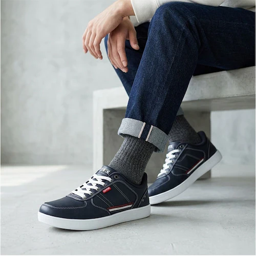 7228.NAVY 25.5cm EDWIN �X�j�[�J�[ �G�h�E�B�� �ʔ� �����Y �n���Y�t���[�V���[�Y �n���Y�t���[�X�j�[�J�[ �X���b�v�C�� �����₷�� ����g�킸�ɗ�����C �V���[�Y �^���C �C _12