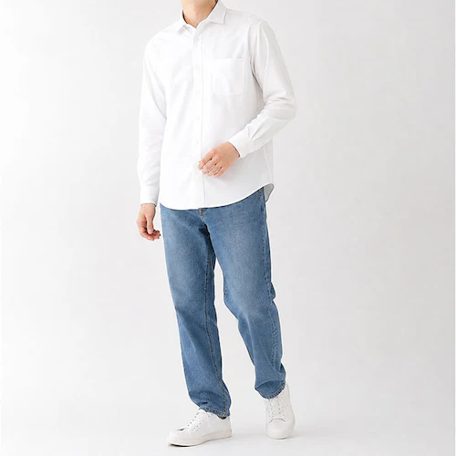 NAVY Mサイズ URBAN SQUARE シャツ 36392 通販 アーバンスクエア カッターシャツ ワイシャツ 襟付きシャツ 長袖シャツ メンズ ビジネスカジュアル 通勤 ビジネス シンプル 男_11