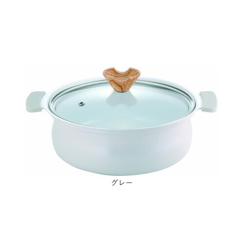 ピンク カクセー 鍋 コロント IH対応 軽量浅型卓上鍋 20cm 通販 卓上鍋 両手鍋 浅型鍋 IH対応鍋 coronto セラミックコーティング 軽量 軽い 20センチ 蓋付き おしゃれ かわいい_12