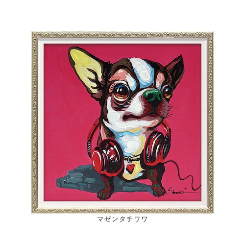 パープルレッドフォン オイル ペイント アート S 通販 アートパネル アートフレーム オイルペイントアート アートボード Sサイズ 壁掛け 壁飾り 絵画 油絵 額入り 額付き インテリア おしゃれ _11