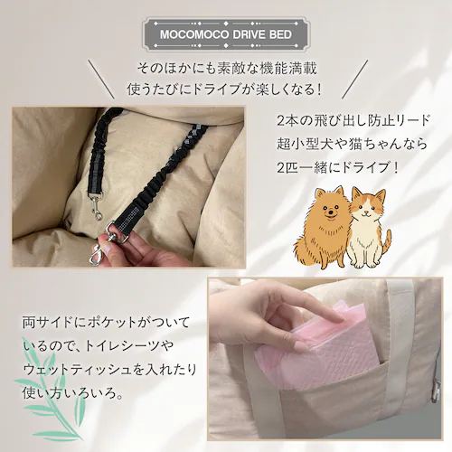 ペット用ドライブボックス ブルー_6