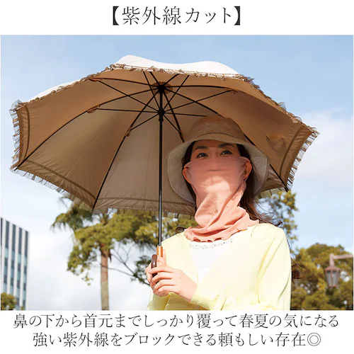 グレー フェイスカバー uvカット ネックカバー 通販 日本製 uvネックカバー 夏用 日よけ 日除け 日焼け対策 マスク 首元カバー 紫外線対策 レディース 女性 婦人 春夏 ミセス シニア ガーゼ_2