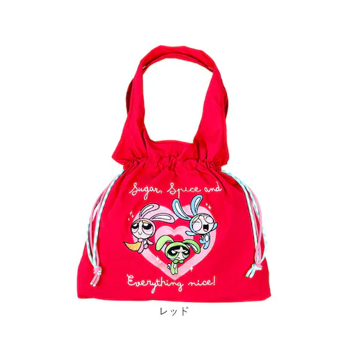 レッド パワーパフガールズ トートバッグ 通販 トート バッグ うさみみ FLAPPER カジュアル The Powerpuff Girls グッズ パワパフグッズ トートバック A4サイズ 通勤 通_10