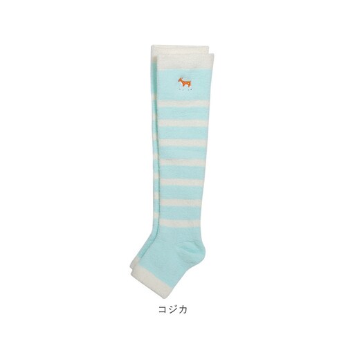コジカ 着圧ソックス 通販 日本製 ルームソックス かわいい レディース ナイトソックス もこもこソックス おやすみソックス レッグウェア おやすみ靴下 動物 刺繍 ハイソックス 可愛い あったかグッ_14