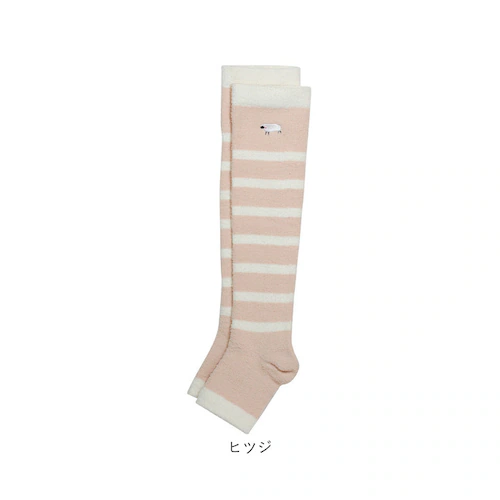 コジカ 着圧ソックス 通販 日本製 ルームソックス かわいい レディース ナイトソックス もこもこソックス おやすみソックス レッグウェア おやすみ靴下 動物 刺繍 ハイソックス 可愛い あったかグッ_15