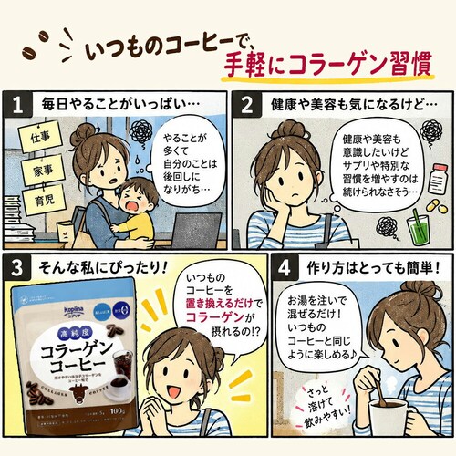 コプリナ 高純度コラーゲンコーヒー 100g_13