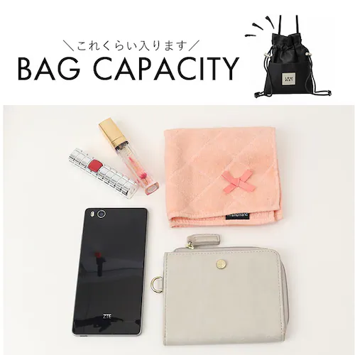 グレーベージュ LRM ショルダーバッグ KTO-1219 通販 巾着バッグ ショルダーバック 巾着ショルダーバッグ 斜めがけバッグ ポシェット 斜め掛けバッグ レディース 軽量 軽い おしゃれ 大人_12