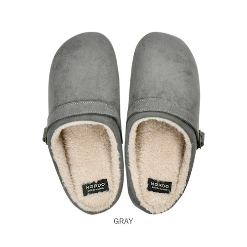 GRAY ルームシューズ あったか 通販 スリッパ 室内用 もこもこ 室内履き ふわふわ 普段使い 起毛 暖かい 厚手 防寒対策 おしゃれ お洒落 大人 秋 冬 男女兼用 インテリア雑貨 ルームウェア_11