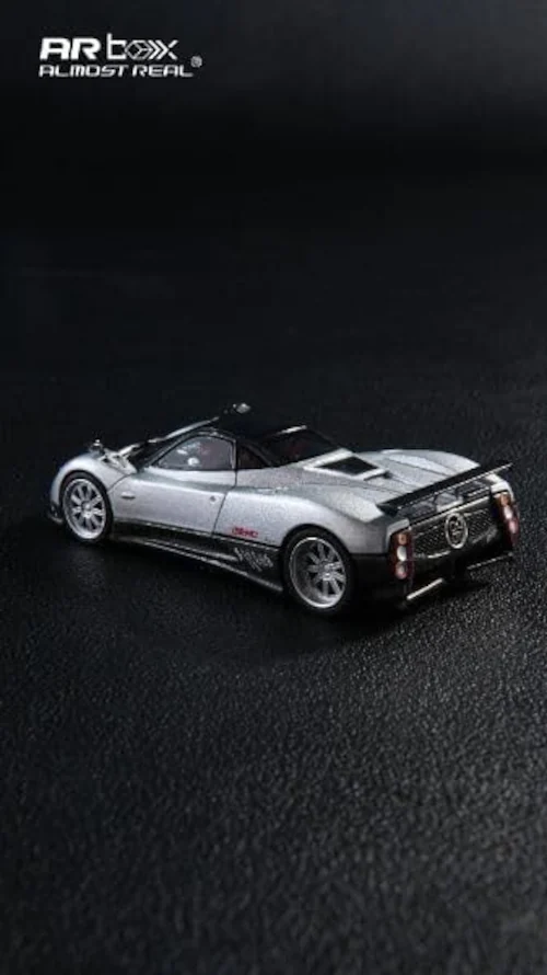 �y�������݉��i�zAlmost Real 1/64 Pagani Zonda F 2005 Grigio Mercurio_1