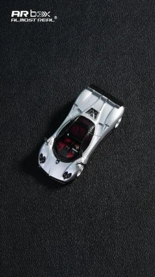 �y�������݉��i�zAlmost Real 1/64 Pagani Zonda F 2005 Grigio Mercurio_2