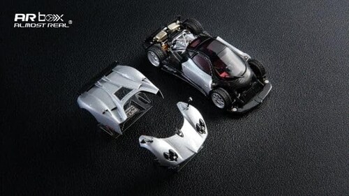 �y�������݉��i�zAlmost Real 1/64 Pagani Zonda F 2005 Grigio Mercurio_4