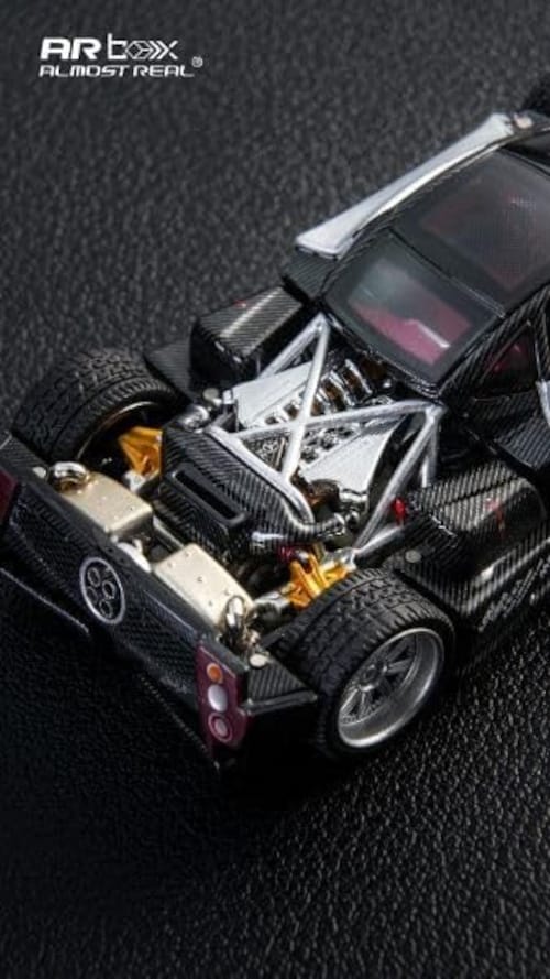 �y�������݉��i�zAlmost Real 1/64 Pagani Zonda F 2005 Grigio Mercurio_5