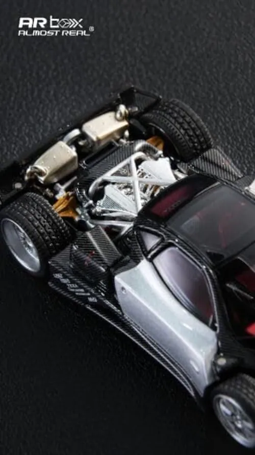 �y�������݉��i�zAlmost Real 1/64 Pagani Zonda F 2005 Grigio Mercurio_6