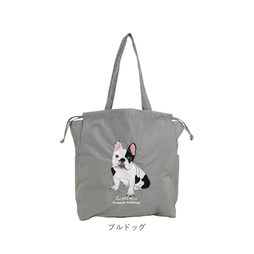 ハチワレ トートバッグ 刺繍 アニマル 通販 トートバック 巾着 手提げ トート マザーズバッグ マザーズバック アニマル刺繍 軽い 軽量 サブバッグ サブバック ししゅう かわいい 可愛い アニマル_12
