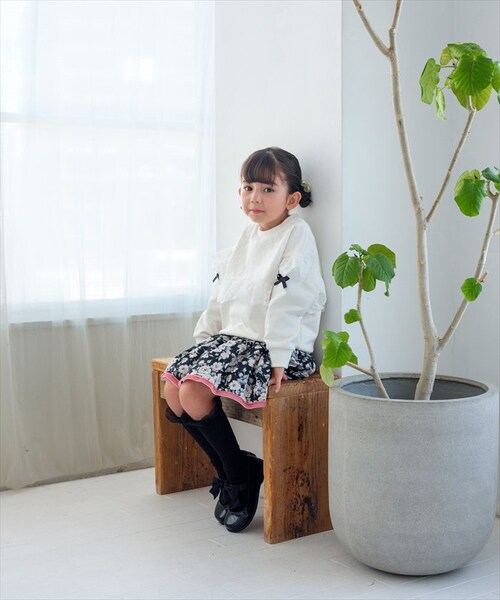 スミクロ 140cm Rora 子供服 通販 キッズスカート チュチュスカート ピアノ発表会 結婚式フォーマル 卒園式入学式 フォーマル ウエストゴム フレアスカート ボリュームスカート チュールスカ_5