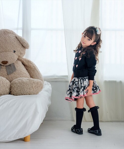 スミクロ 140cm Rora 子供服 通販 キッズスカート チュチュスカート ピアノ発表会 結婚式フォーマル 卒園式入学式 フォーマル ウエストゴム フレアスカート ボリュームスカート チュールスカ_8