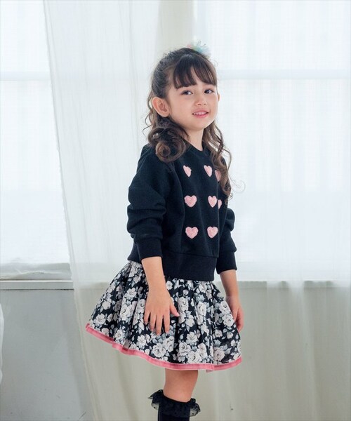 スミクロ 140cm Rora 子供服 通販 キッズスカート チュチュスカート ピアノ発表会 結婚式フォーマル 卒園式入学式 フォーマル ウエストゴム フレアスカート ボリュームスカート チュールスカ_9