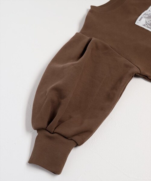 マロンブラウン 130cm Rora 子供服 通販 キッズセットアップ 長袖 トレーナー女の子 ガールズおしゃれ上品 通学通園小学生 秋服冬服春服 かわいい トップス カジュアル 保育園 スカート 幼_16
