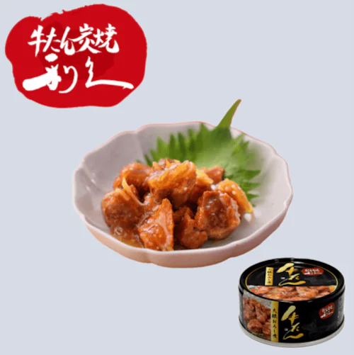 利久 牛たん大根おろし煮 80g 牛たん缶詰シリーズ【代引き不可】_0