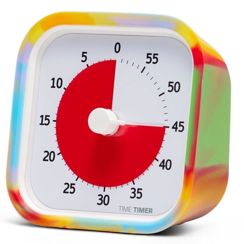 Time Timer MOD Home Edition -タイムタイマー モッド スペシャルエディション (カバー付き) タイダイ柄
