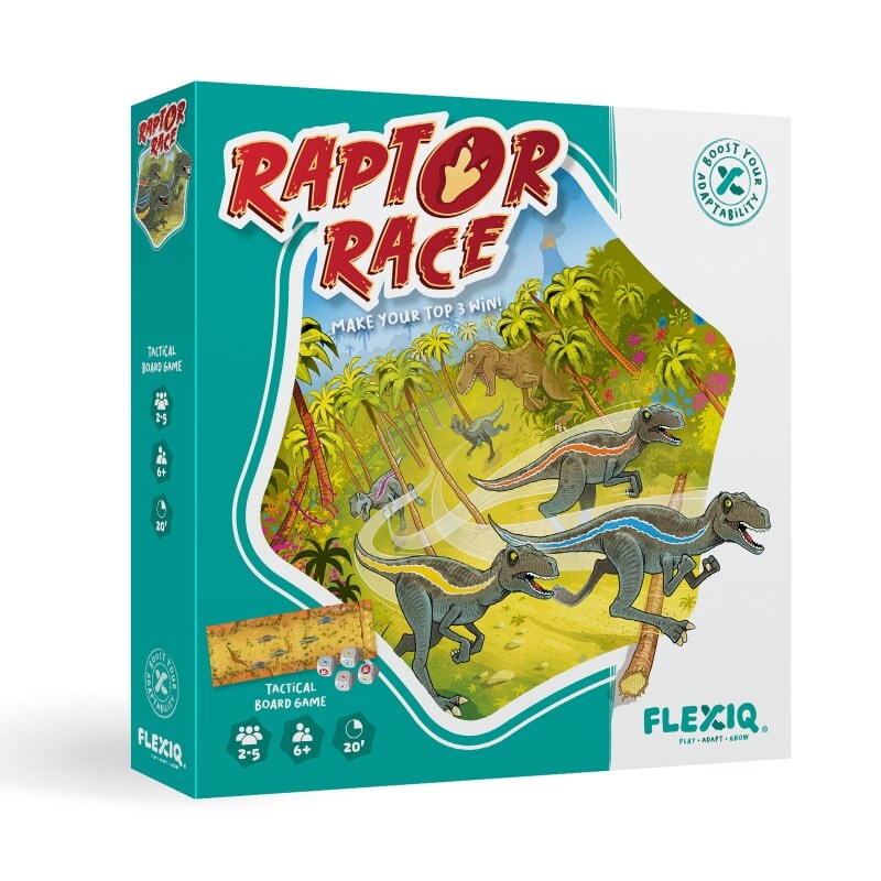 フレキシック(FlexiQ) おもちゃ ボードゲーム ラプトル レース