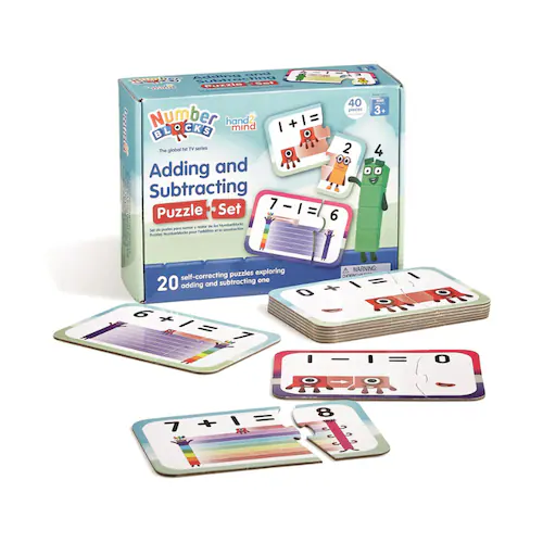 Numberblocks 算数おもちゃ ナンバーブロックスたし算ひき算パズルセット【代引き不可】_0