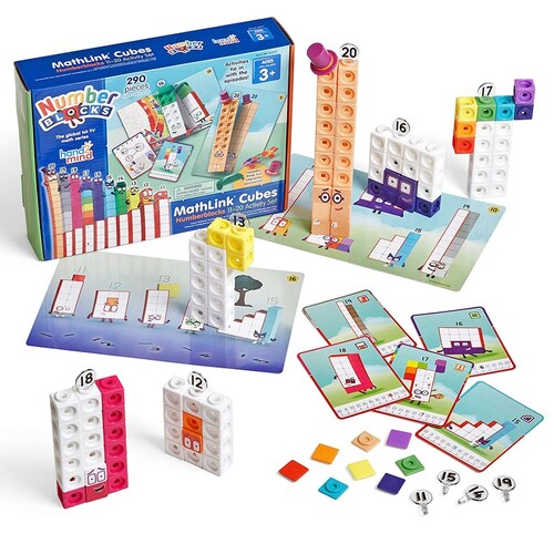 Numberblocks 算数おもちゃ マスリンクキューブナンバーブロックスアクティビティセット11-20日本語ガイド付き【代引き不可】_0