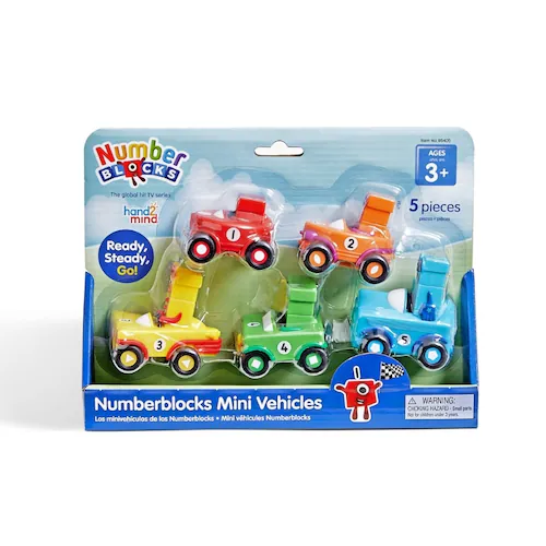 Numberblocks 算数おもちゃ ナンバーブロックス 自動車5個入り【代引き不可】_0