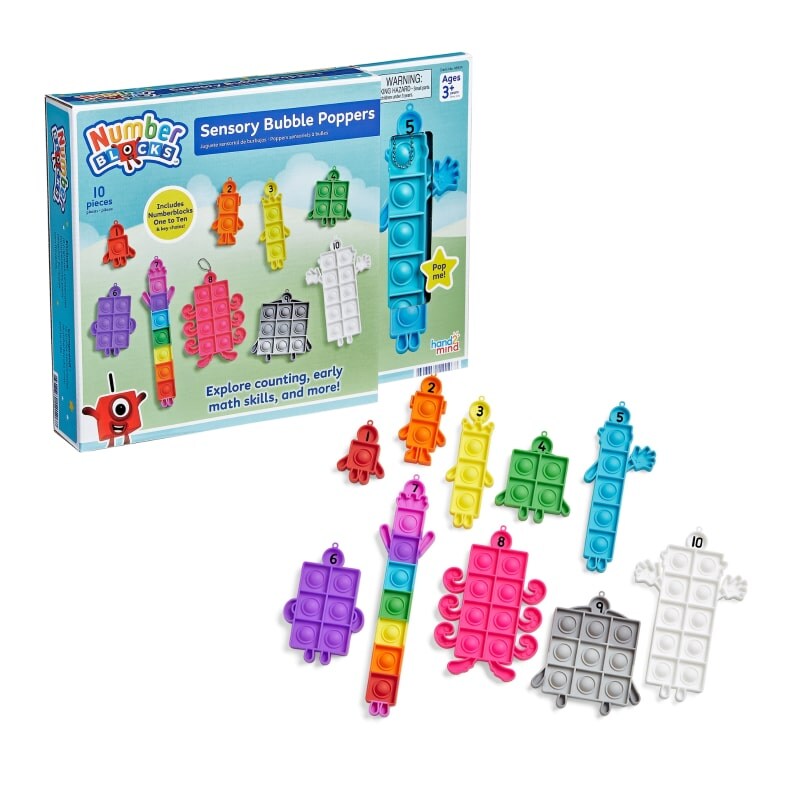 Numberblocks 算数おもちゃ ナンバーブロックス センソリーバブルポッパー
