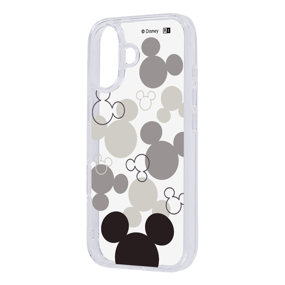 ディズニー iPhone17 ハイブリッド ケース ミッキー 耐衝撃 iPhone 17 カバー ストラップホール iPhoneケース スマホケース かわいい おしゃれ キャラクター アイフォン17