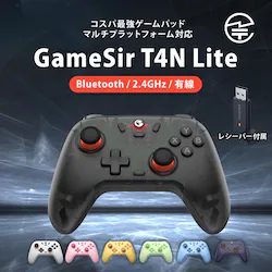 GameSir T4N Lite Q[~ORg[[ Q[pbh  CX Bluetooth 2.4GHz Lڑ Windows PC Android iOS SwitchΉ A U ZK