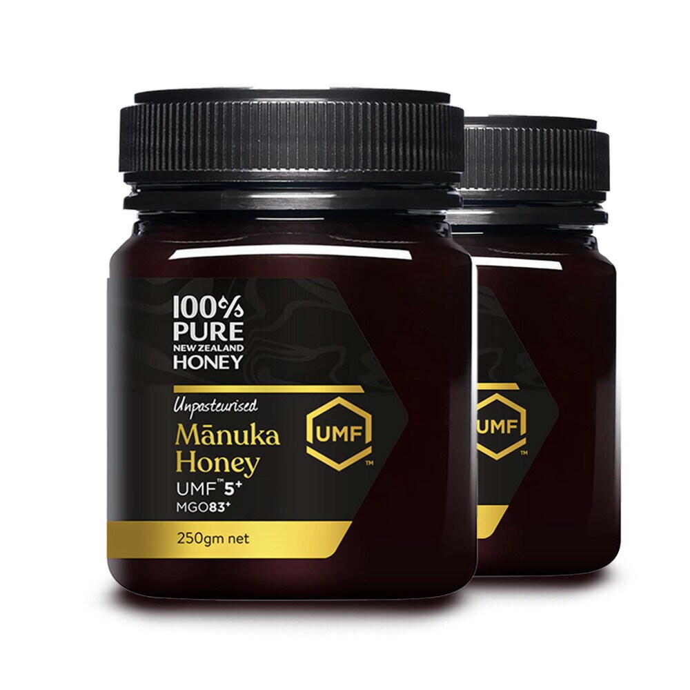 100% Pure New Zealand Manuka Honey UMF5+ }kJnj[ 250g 3Zbg