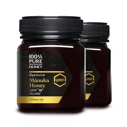 100% Pure New Zealand Manuka Honey UMF15+ }kJnj[ 250g 2Zbg